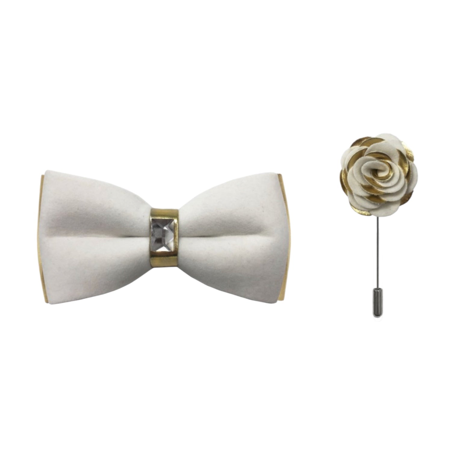 BRAND Q: Gold 2Tone Bow BPVG100